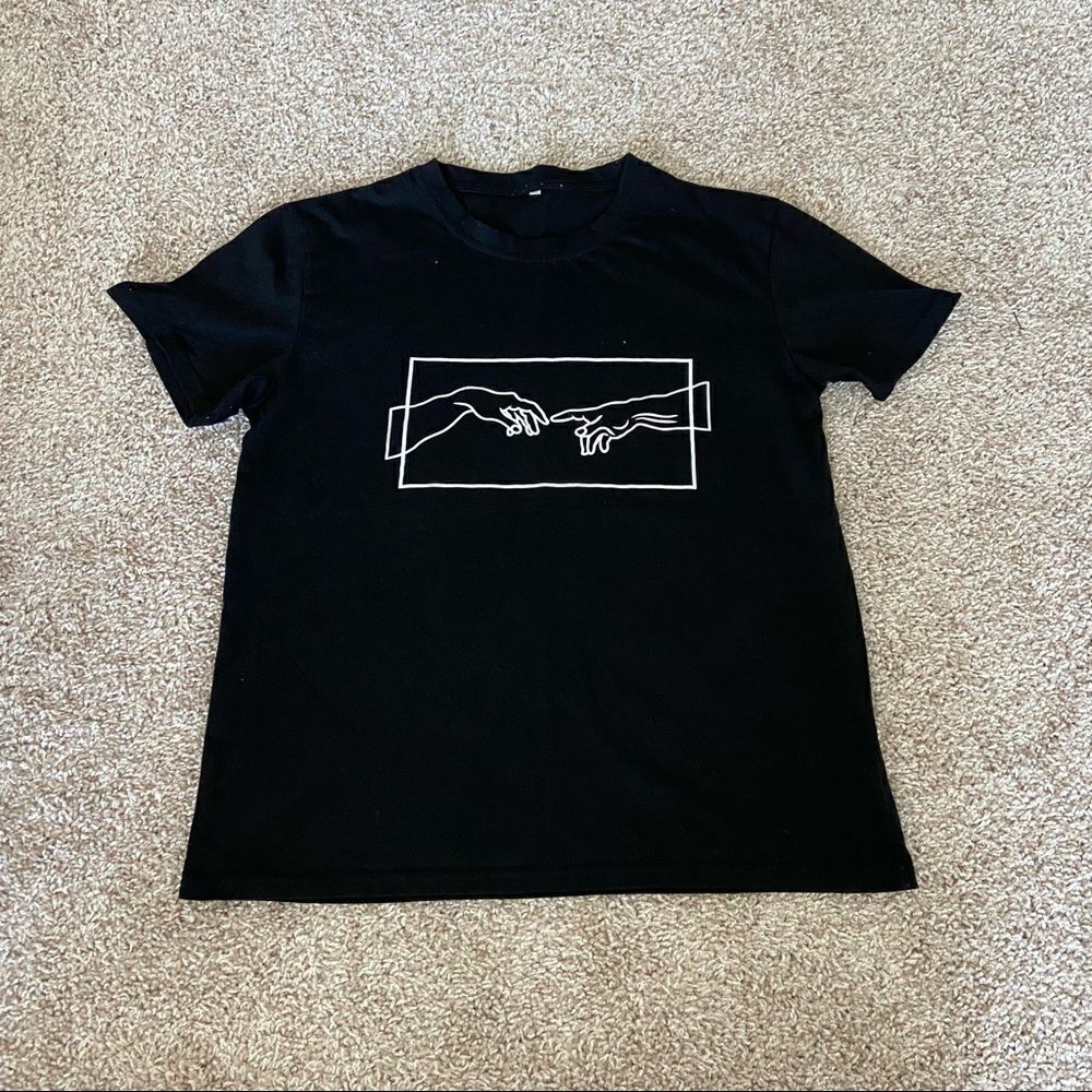 SheIn Black Tee 